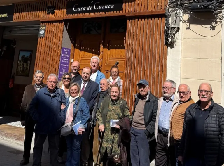 Javier Vicario en la Casa de Castilla-La Mancha en Barcelona