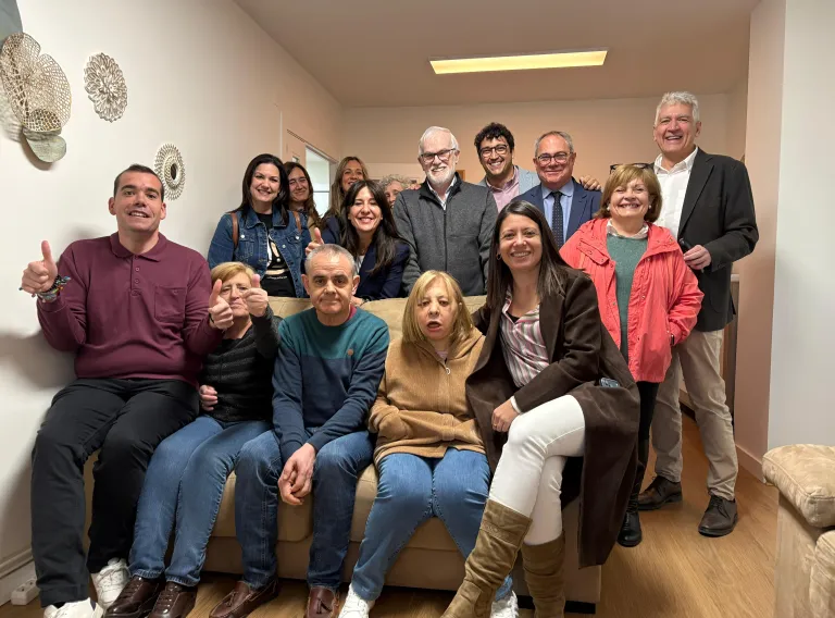 La Consejera de Bienestar Social durante su visita al Centro de Mayores Puertollano I