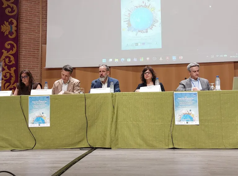 La viceconsejera de Educación, Universidades e Investigación, Mar Torrecilla, ha asistido hoy a la Jornada Consorcio Erasmus +: Experiencias que conectan y enriquecen.