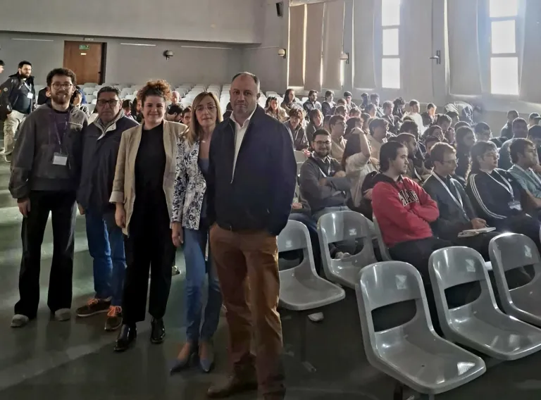 Momento previo a la inauguración en Bogarra