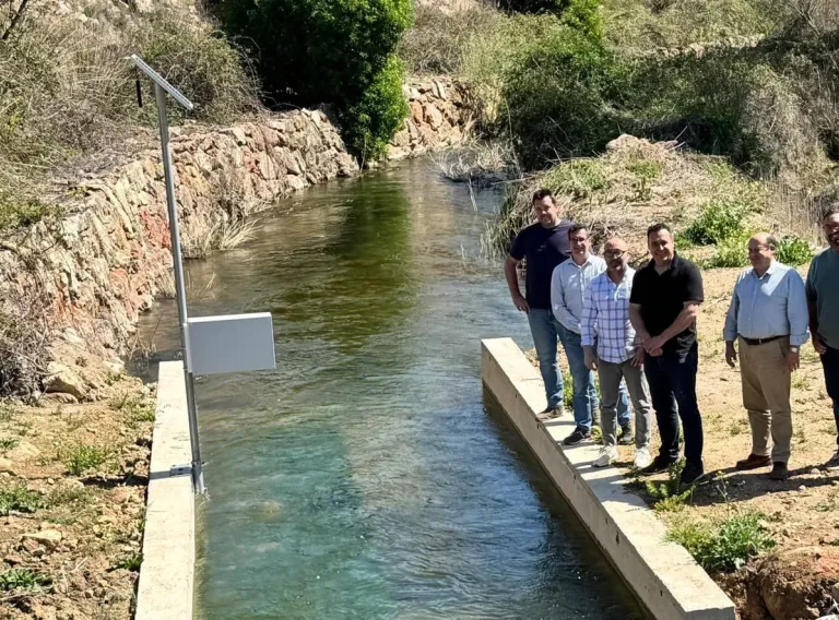 Visita del delegado a los regadíos de El Jardín