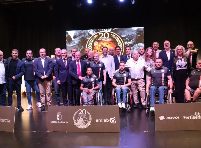 José Manuel Caballero ha participado en la gala del 20 aniversario del Club BSR Puertollano