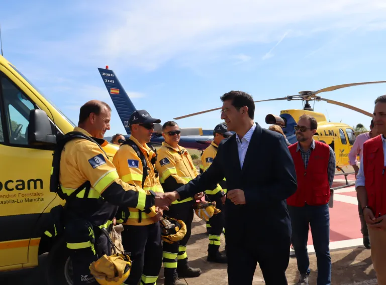 Castilla-La Mancha refuerza la campaña de prevención y extinción de incendios forestales aumentando el presupuesto hasta los 126 millones de euros y con un dispositivo Infocam reforzado en su 20 aniversario