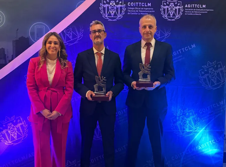 La Agencia de Transformación Digital de Castilla-La Mancha y el foro Five CLM, premiados por el Colegio de Ingenieros Técnicos de Telecomunicaciones