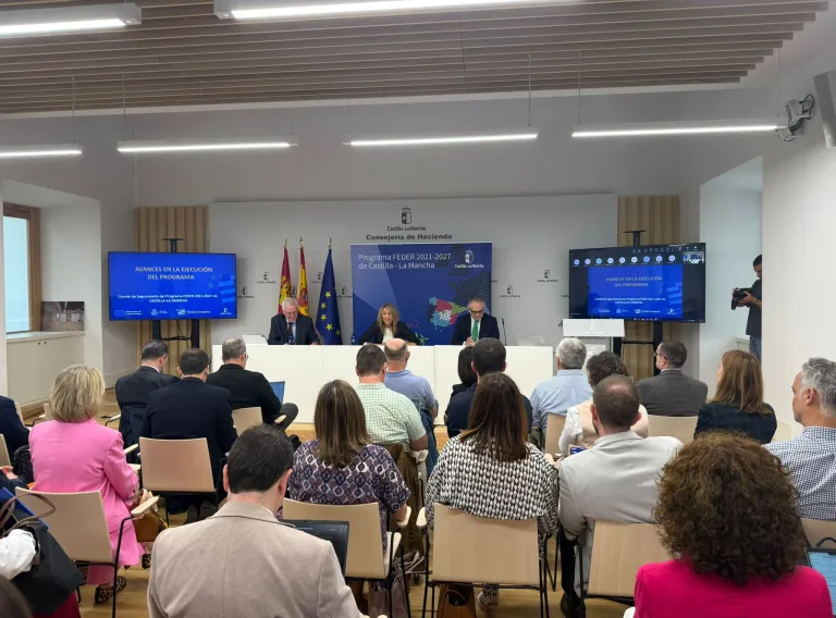 El Ministerio de Hacienda destaca la excelente gestión del Gobierno regional de los fondos europeos FEDER 2021-2027 de Castilla-La Mancha