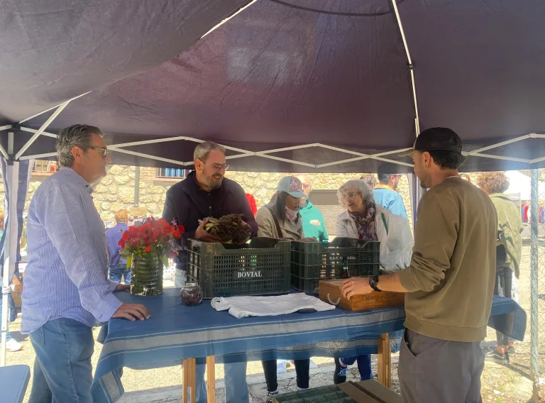 El viceconsejero de Administración Local y Coordinación Administrativa, Eusebio Robles, en las XIV Jornadas Gastronómicas ‘Espárrago Verde’ en Aranzueque