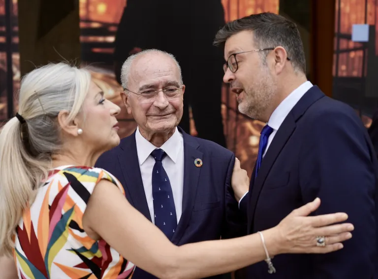 El consejero de Educación, Cultura y Deportes, Amador Pastor, durante la celebración de la Culture &amp; Museums International Tech Forum que tiene lugar en Málaga