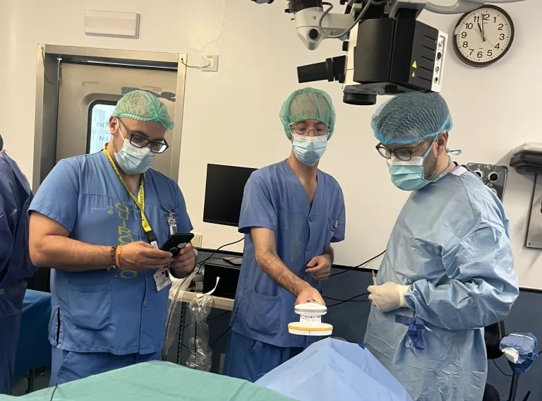 Equipo de braquiterapia oftálmica del Hospital Universitario de Albacete
