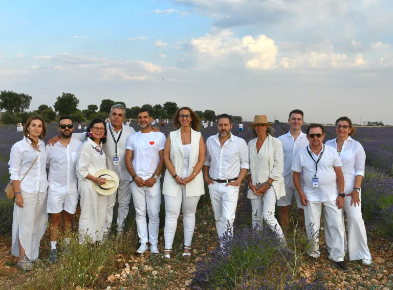 Sara Simón en el Festival de la Lavanda de Brihuega