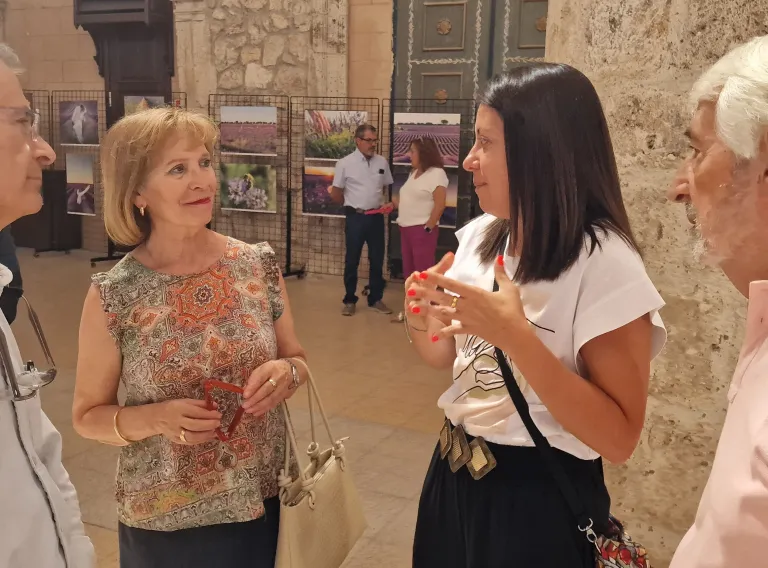 Bárbara García Torijano en el Comité Autonómico de Cruz Roja Castilla-La Mancha en Brihuega