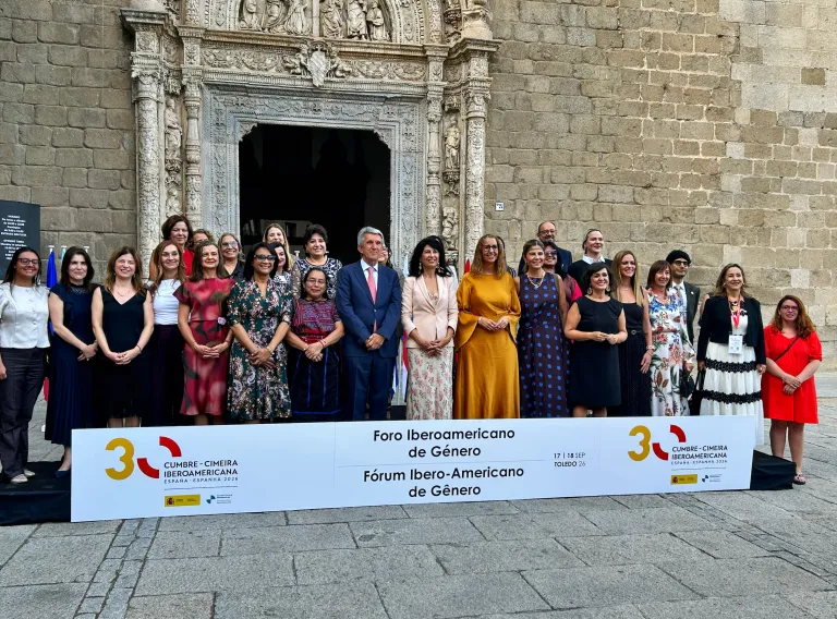 La consejera de Igualdad, Sara Simón, participa en la cena institucional del V Foro Iberoamericano de Género en Toledo