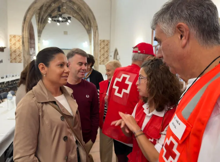 García Torijano en la Jornada organizada por Cruz Roja en Molina de Aragón con motivo del Día Internacional de las Personas Mayores
